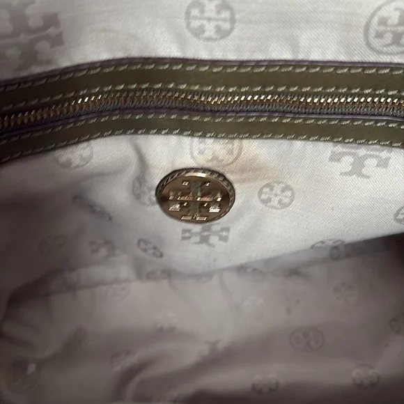 Tory Burch Olive Green Leather Bag - Picture 8 of 10